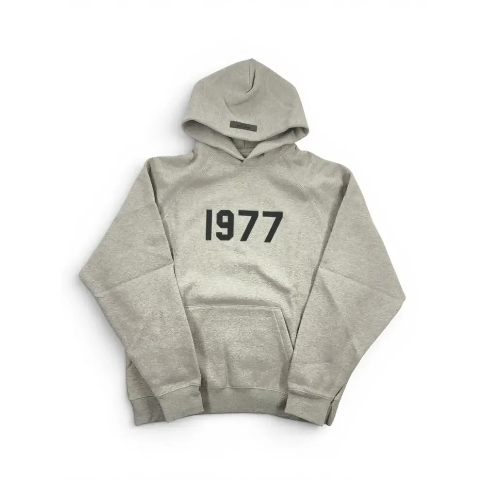 NEW Fear of God Essentials Hoodie 1977 Dark Oatmeal